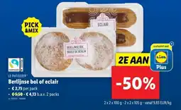 Lidl Le patissier berlijnse bol of eclair aanbieding