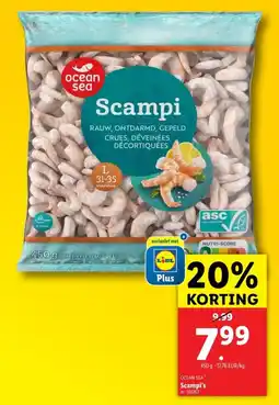 Lidl Ocean sea scampi's aanbieding