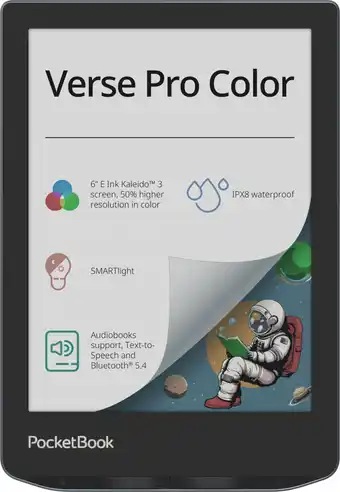 Coolblue PocketBook Verse Pro Color Grijs aanbieding