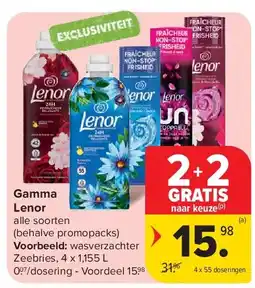 Carrefour Gamma Lenor aanbieding