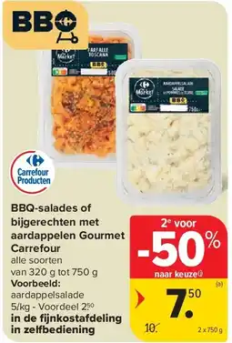 Carrefour BBQ-salades of bijgerechten met aardappelen Gourmet Carrefour aanbieding