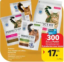 Carrefour Brokken voor honden en katten Perfect Fit aanbieding