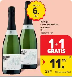 Carrefour Spanje Cava Montañas Rocosas aanbieding