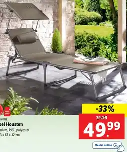 Lidl Ligstoel Houston aanbieding