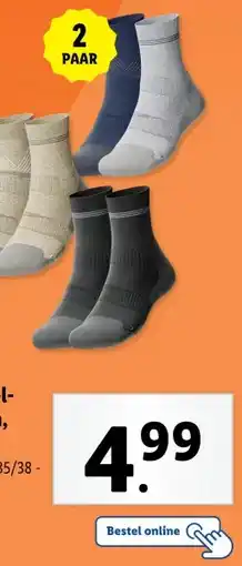 Lidl Wandel- sokken, 2 paar aanbieding