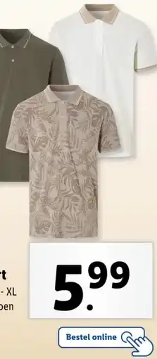 Lidl Poloshirt aanbieding