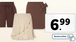 Lidl Bermuda of wikkelrok aanbieding