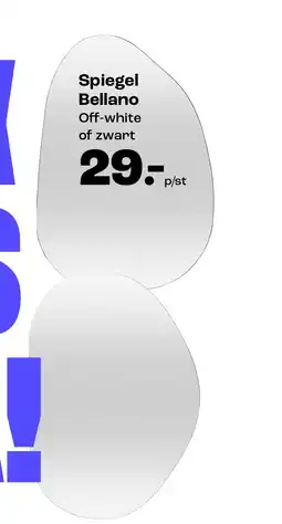 Kwantum Spiegel Bellano aanbieding