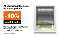 Kwantum Houten jaloezie wouter aanbieding