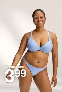 Zeeman Slip met kant aanbieding