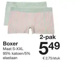 Zeeman Boxer aanbieding