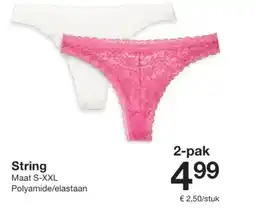 Zeeman String aanbieding