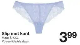 Zeeman Slip met kant aanbieding