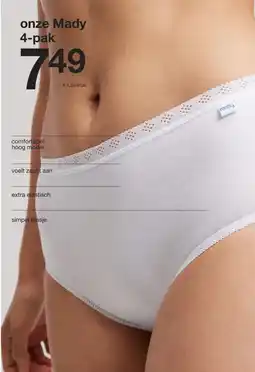 Zeeman onze Mady 4-pak aanbieding