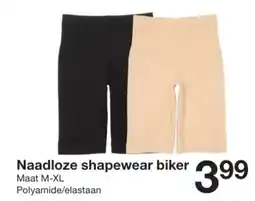 Zeeman Naadloze shapewear biker aanbieding