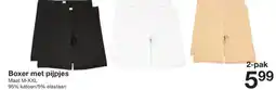 Zeeman Boxer met pijpjes aanbieding