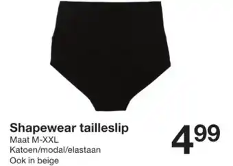 Zeeman Shapewear tailleslip aanbieding