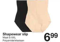 Zeeman Shapewear slip aanbieding