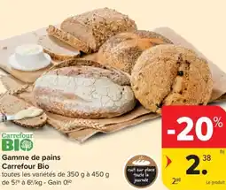 Carrefour Market Gamme de pains aanbieding