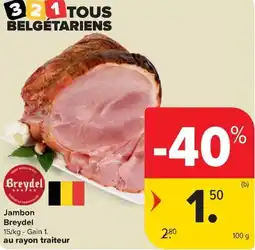 Carrefour Market Breydel jambon aanbieding