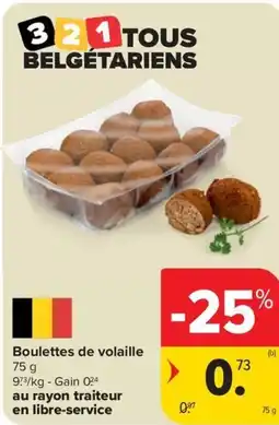 Carrefour Market Boulettes de volaille aanbieding