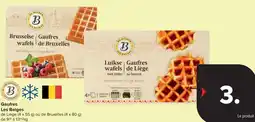 Carrefour Market Les Belges Gaufres aanbieding
