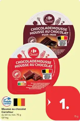 Carrefour Market Mousse au chocolat carrefour aanbieding
