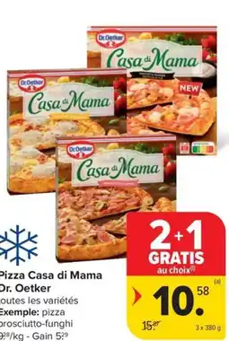 Carrefour Market Dr. Oetker Pizza Casa di Mama aanbieding