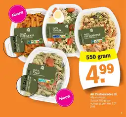 Albert Heijn AH Pastasalades XL aanbieding