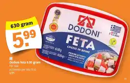 Albert Heijn Dodoni feta 630 gram aanbieding