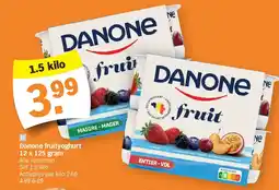 Albert Heijn Danone fruityoghurt 12 x 125 gram aanbieding