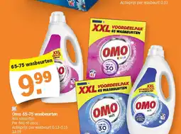 Albert Heijn Omo 65-75 wasbeurten aanbieding