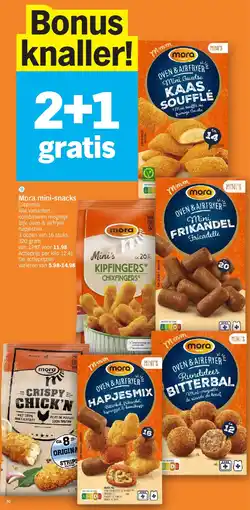 Albert Heijn Mora mini-snacks aanbieding