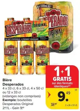 Carrefour Market Desperados biere aanbieding