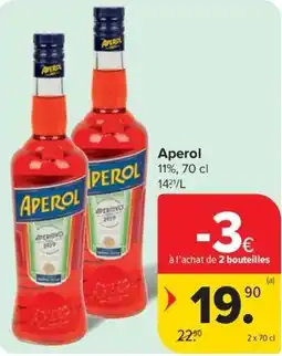 Carrefour Market Aperol 11% aanbieding