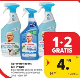 Carrefour Market Mr.Propre Spray nettoyant aanbieding