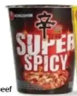 Spar Nongshim Cup noodles aanbieding