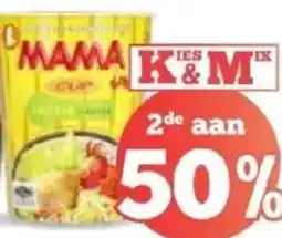 Spar Mama cup noodles aanbieding
