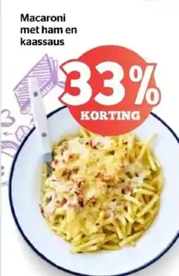 Spar Macaroni met ham en kaassaus aanbieding