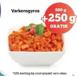 Spar Varkensgyros aanbieding