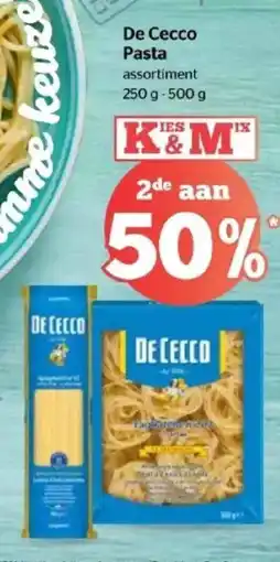 Spar De Cecco pasta aanbieding