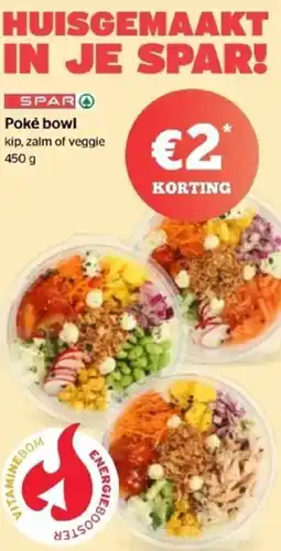 Spar Poké bowl aanbieding