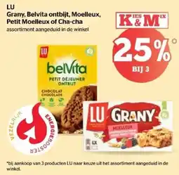 Spar LU Grany, Belvita ontbijt, Moelleux, Petit Moelleux of Cha-cha aanbieding
