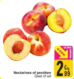Cora Nectarines of perziken geel of wit aanbieding