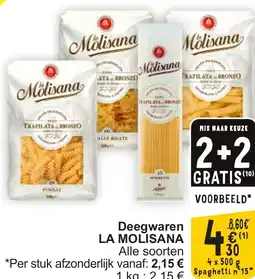 Cora La molisana deegwaren aanbieding