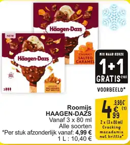 Cora Häagen-Dazs roomijs aanbieding