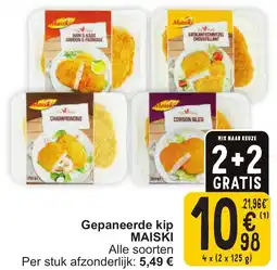 Cora Maiski gepaneerde kip aanbieding