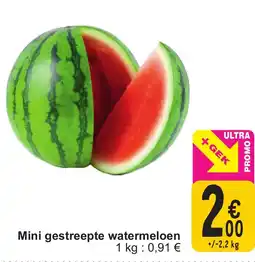 Cora Mini gestreepte watermeloen aanbieding