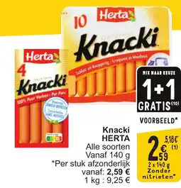 Cora Herta knacki aanbieding