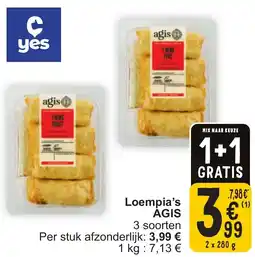 Cora Agis loempia's aanbieding